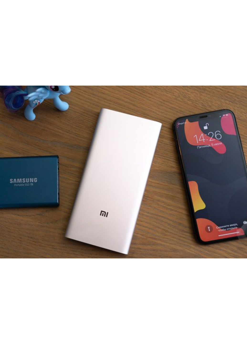 Универсальная батарея (павербанк) Xiaomi Mi 3 10000mAh (серебристый) (PLM12ZM)