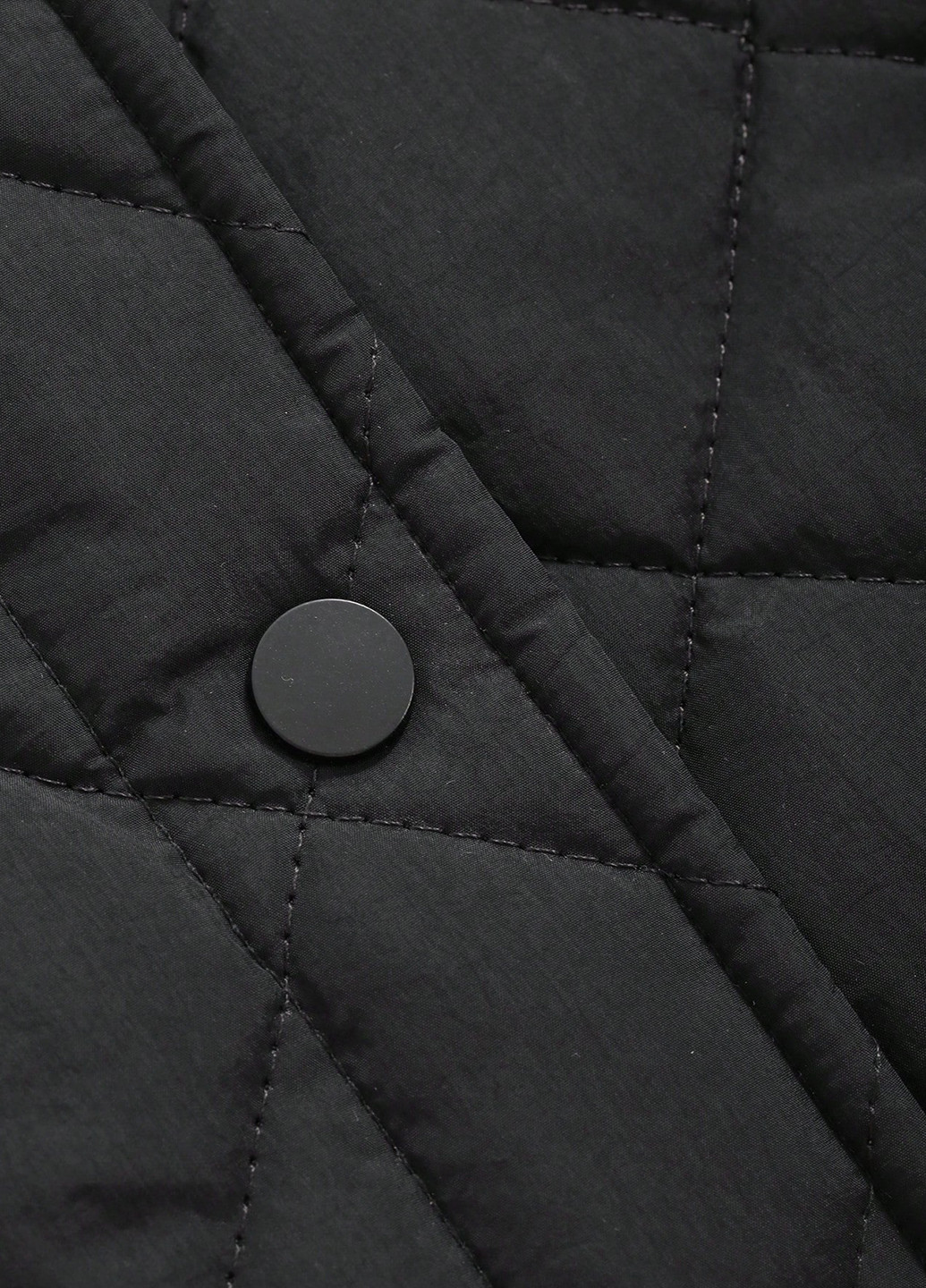 Чорний зимній комплект (жилет, куртка) SHEIN