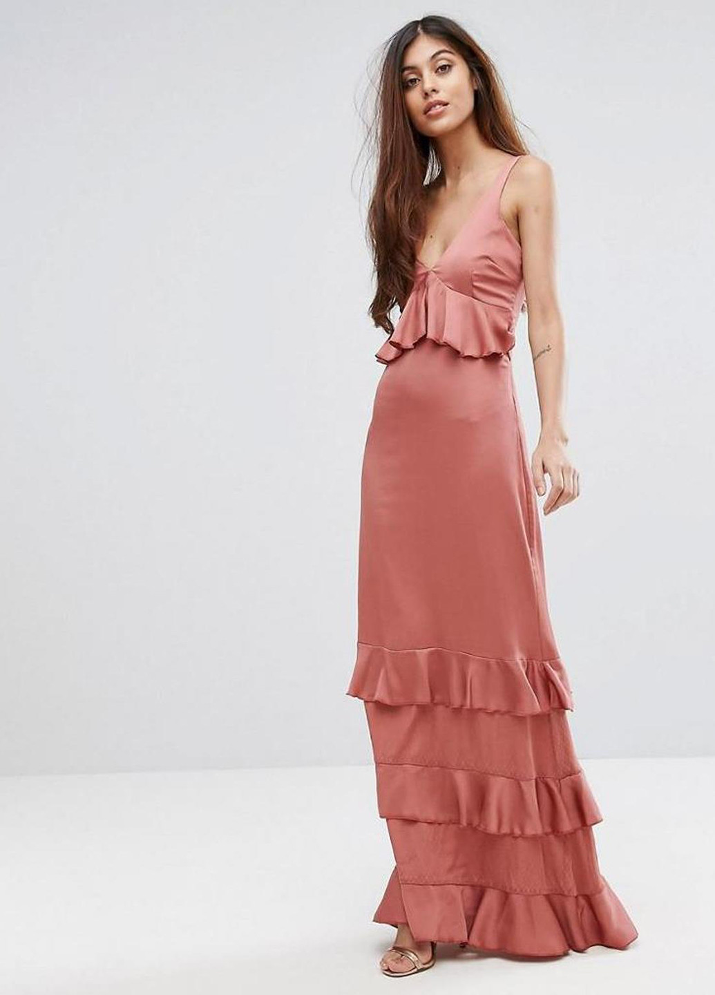 Рожева кежуал плаття, сукня Y.A.S. однотонна