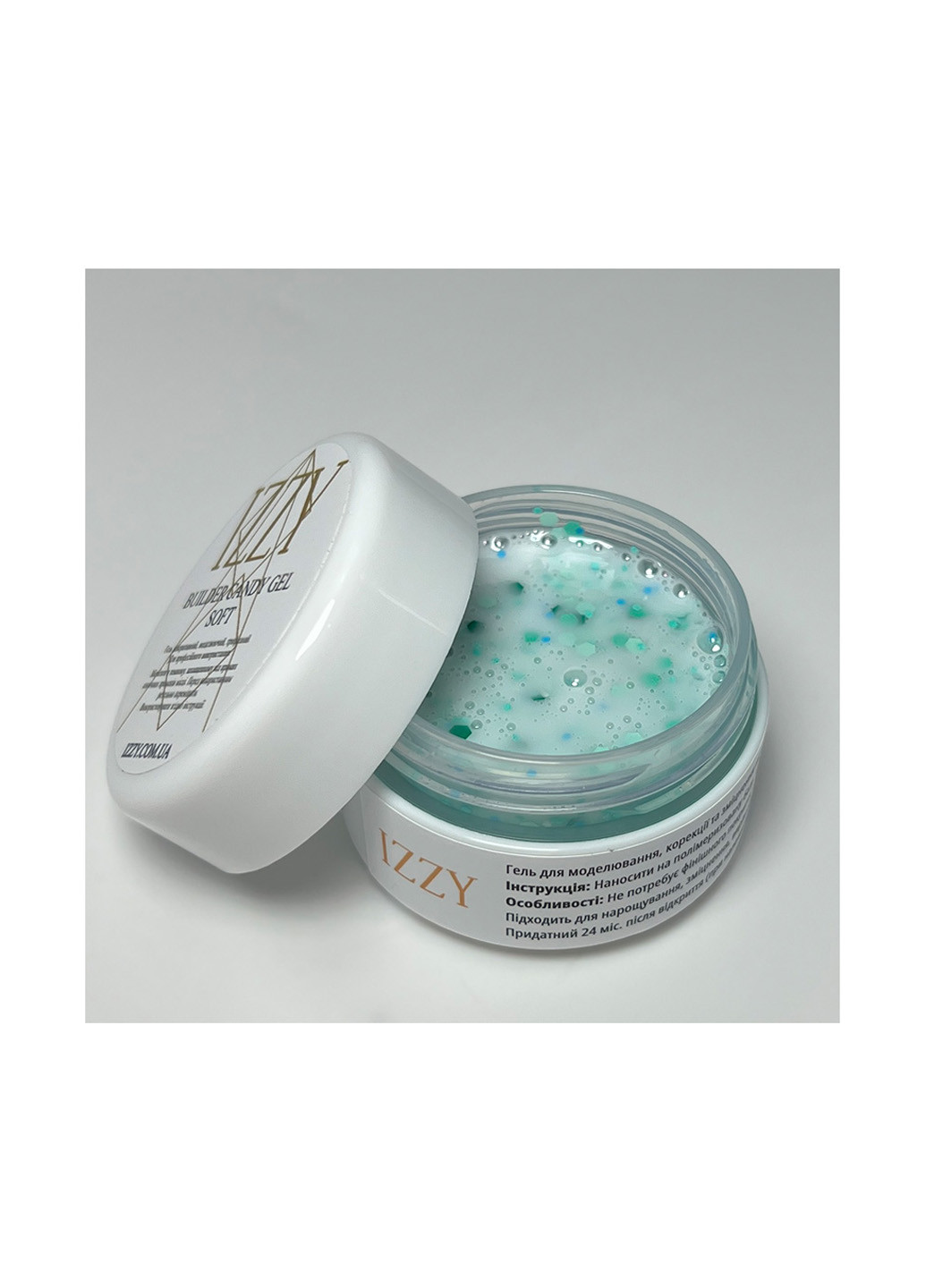 Декоративний гель для нарощування нігтів Candy Gel Soft, 20 г Izzy (363030486)