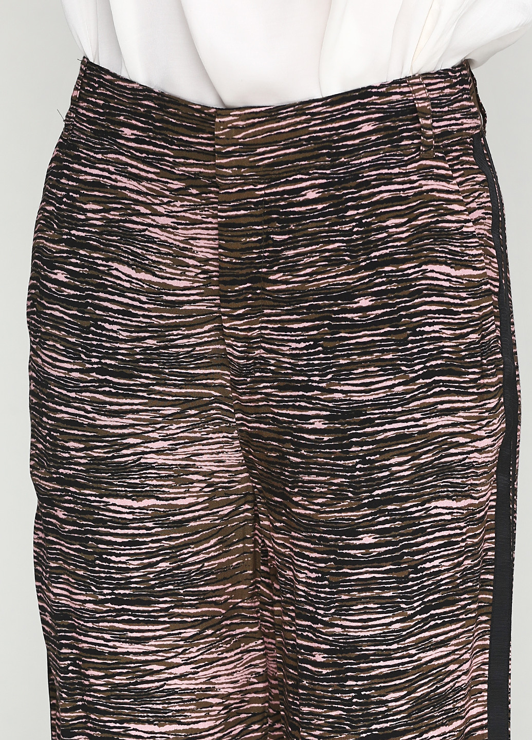 Комбинированные кэжуал демисезонные клеш брюки Gestuz