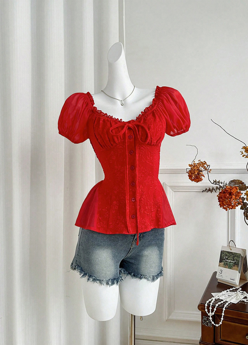 Червона блуза SHEIN