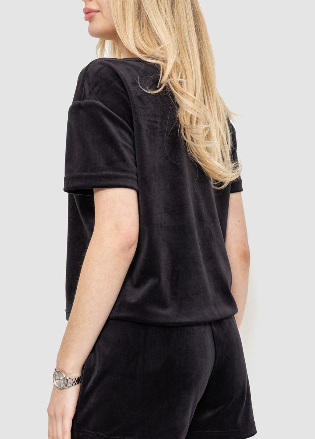 Чорна всесезон піжама (футболка, шорти) футболка + шорти Ager
