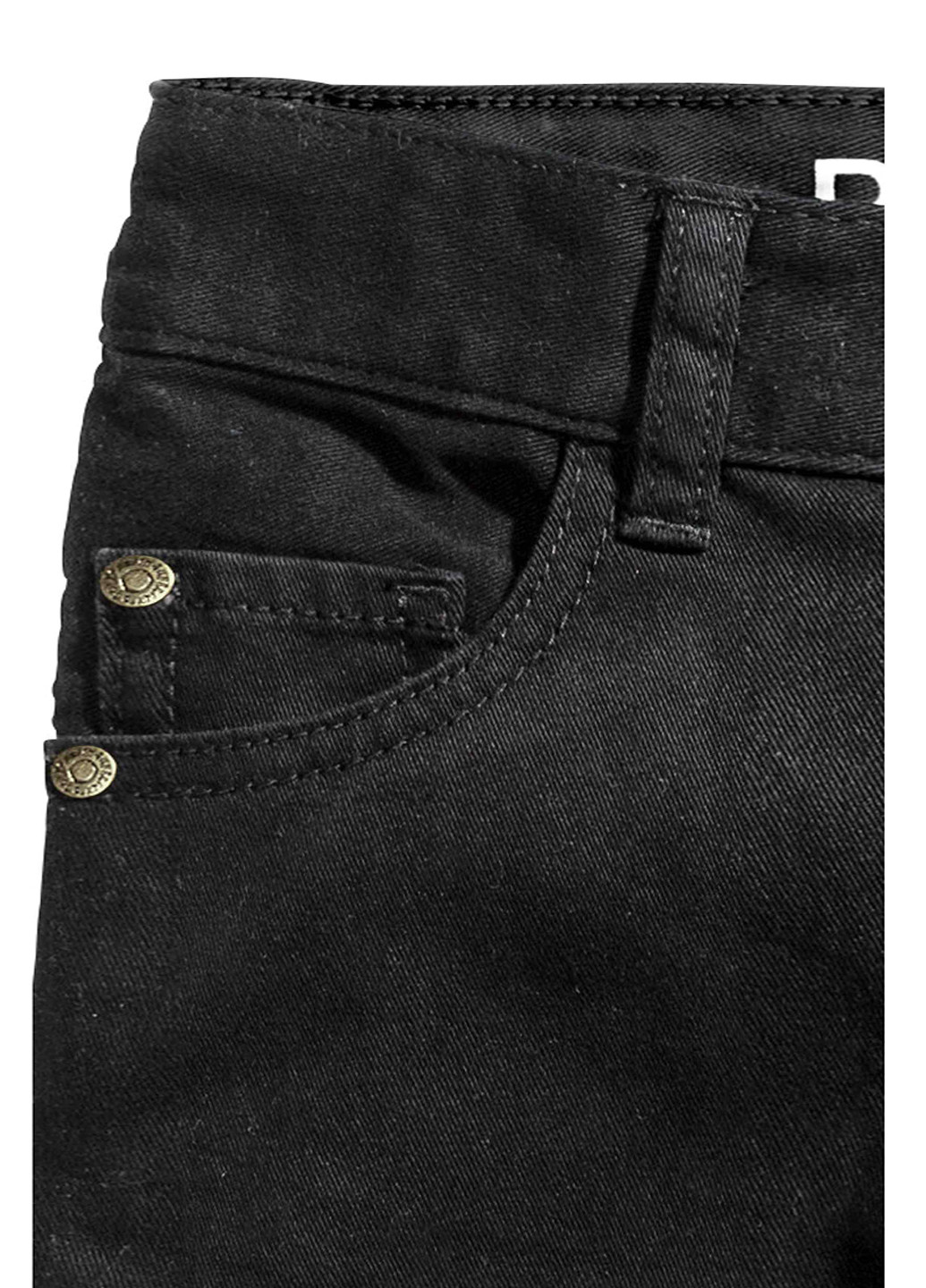 Джинси H&M прямі однотонні чорні джинсові