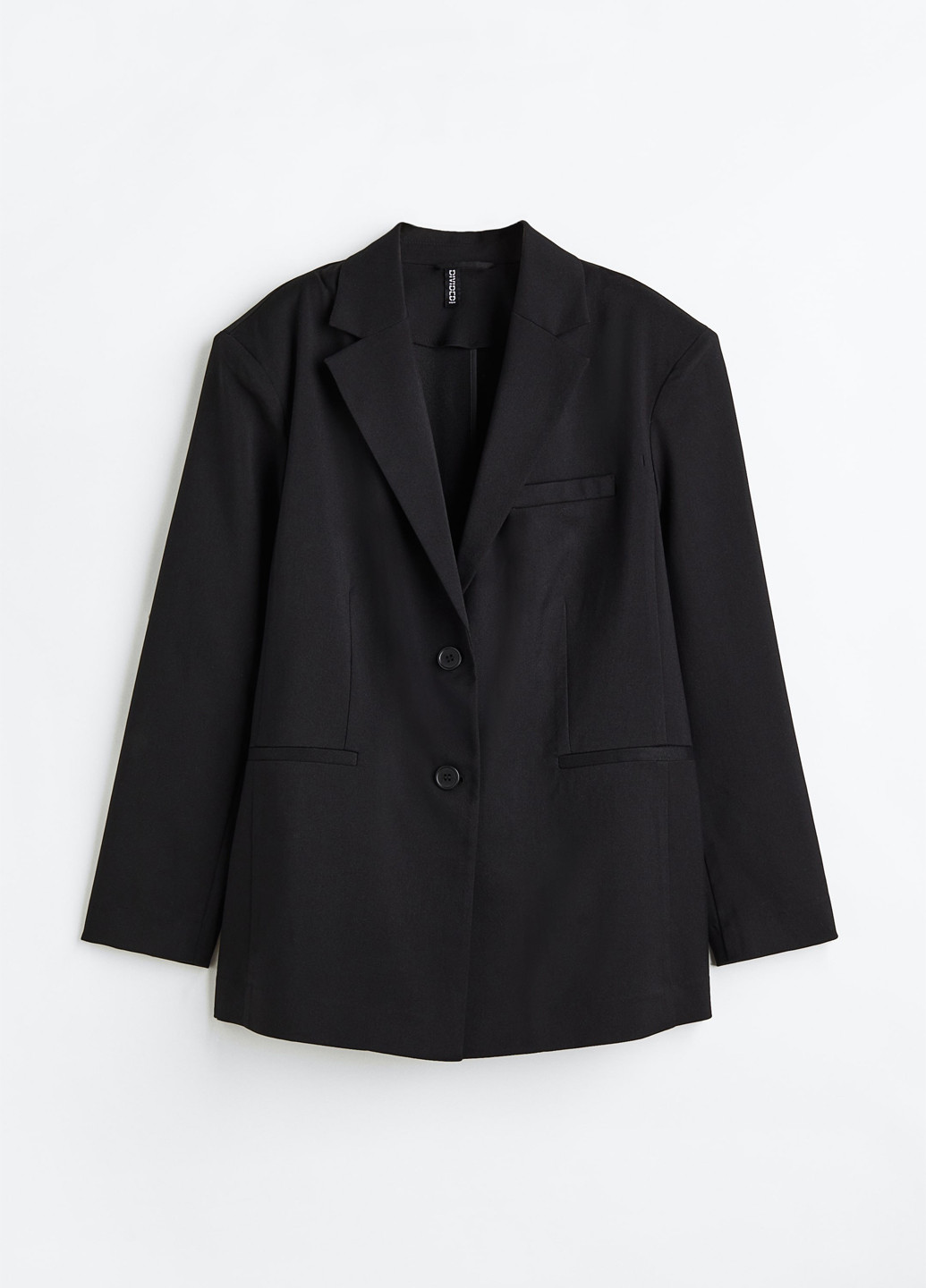 Черный женский жакет H&M однотонный - демисезонный