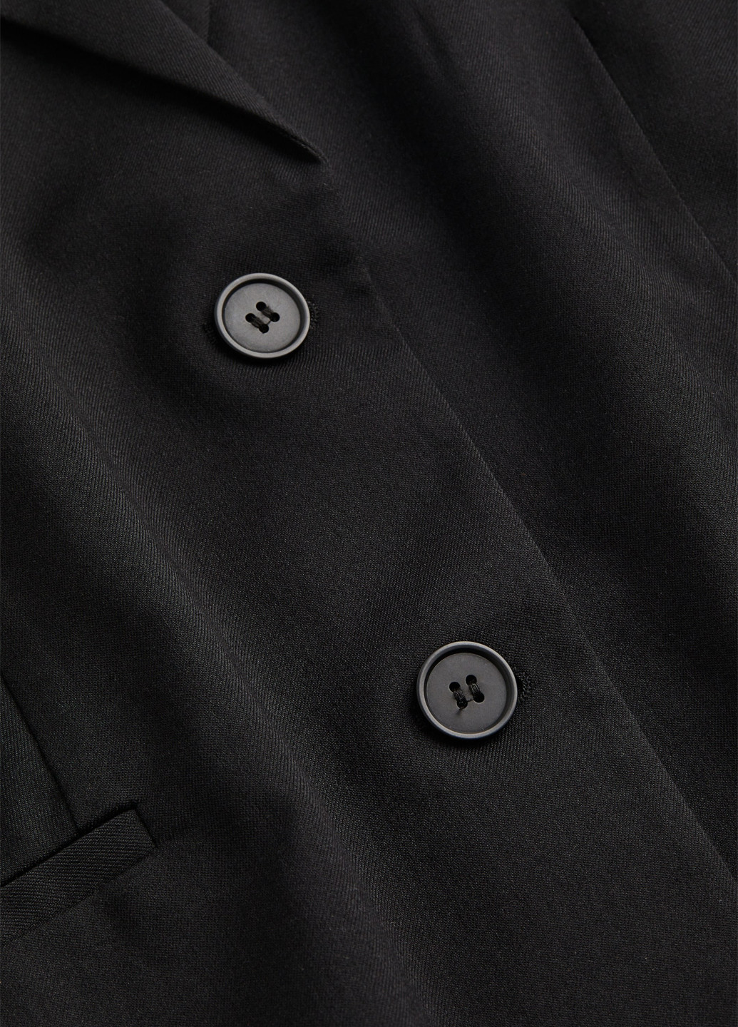 Черный женский жакет H&M однотонный - демисезонный