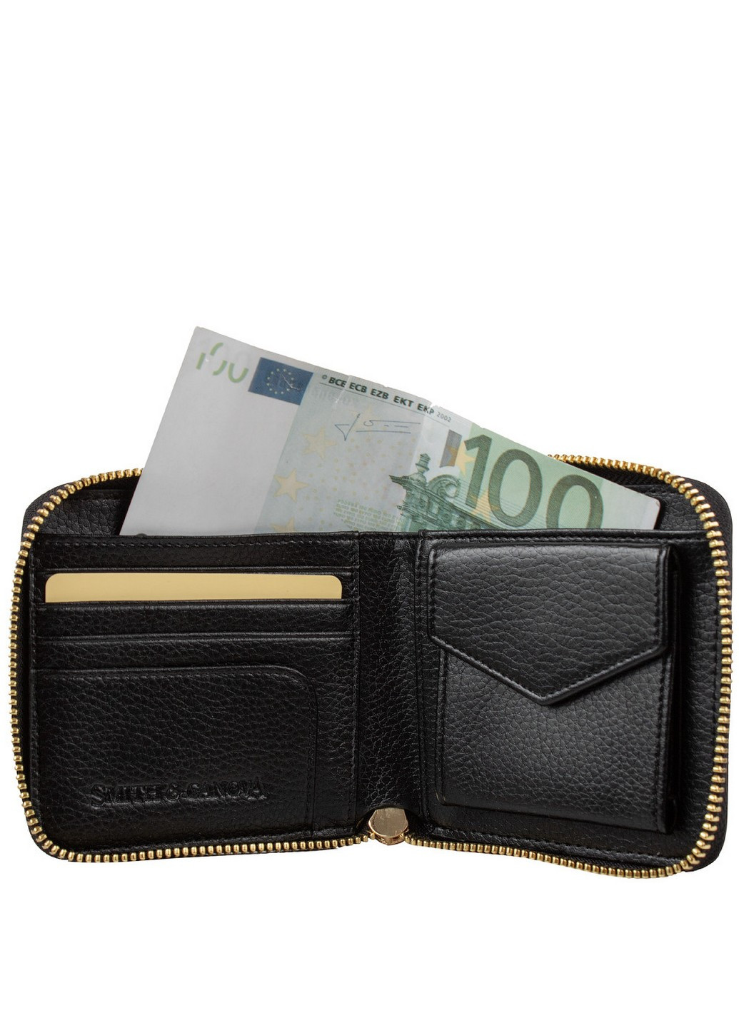 Жіночий шкіряний гаманець 9,5х10,5х2 см Smith&Canova (206211773)