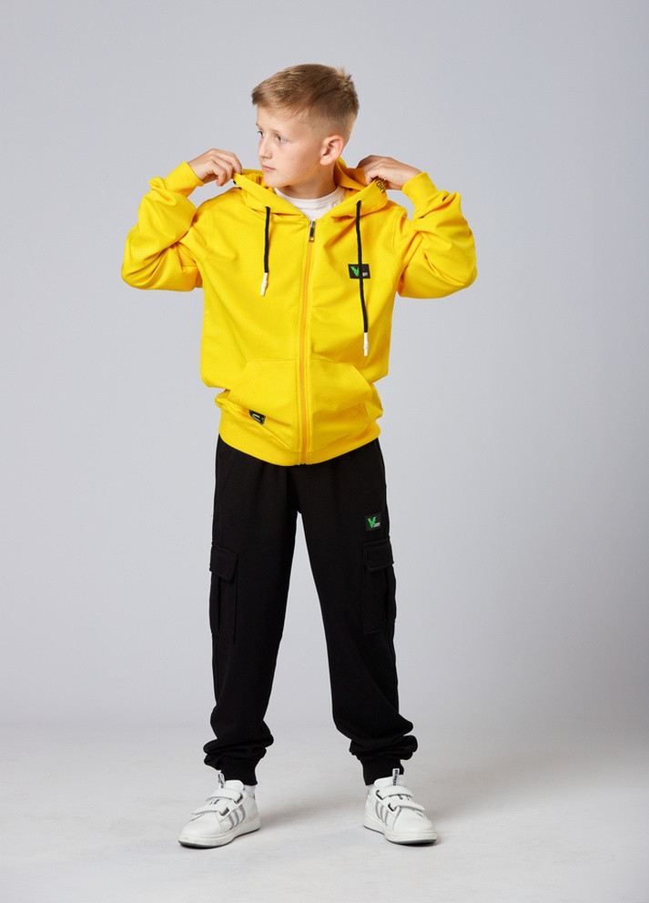 Желтый демисезонный спортивный костюм для мальчика Tayfur