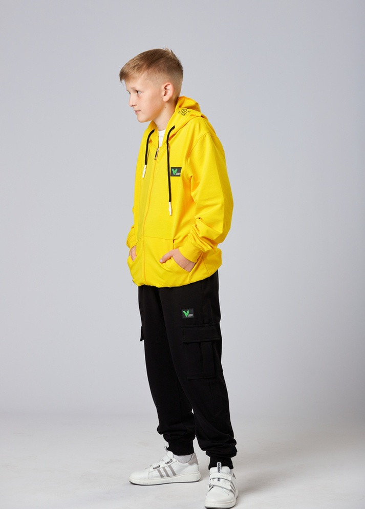 Желтый демисезонный спортивный костюм для мальчика Tayfur