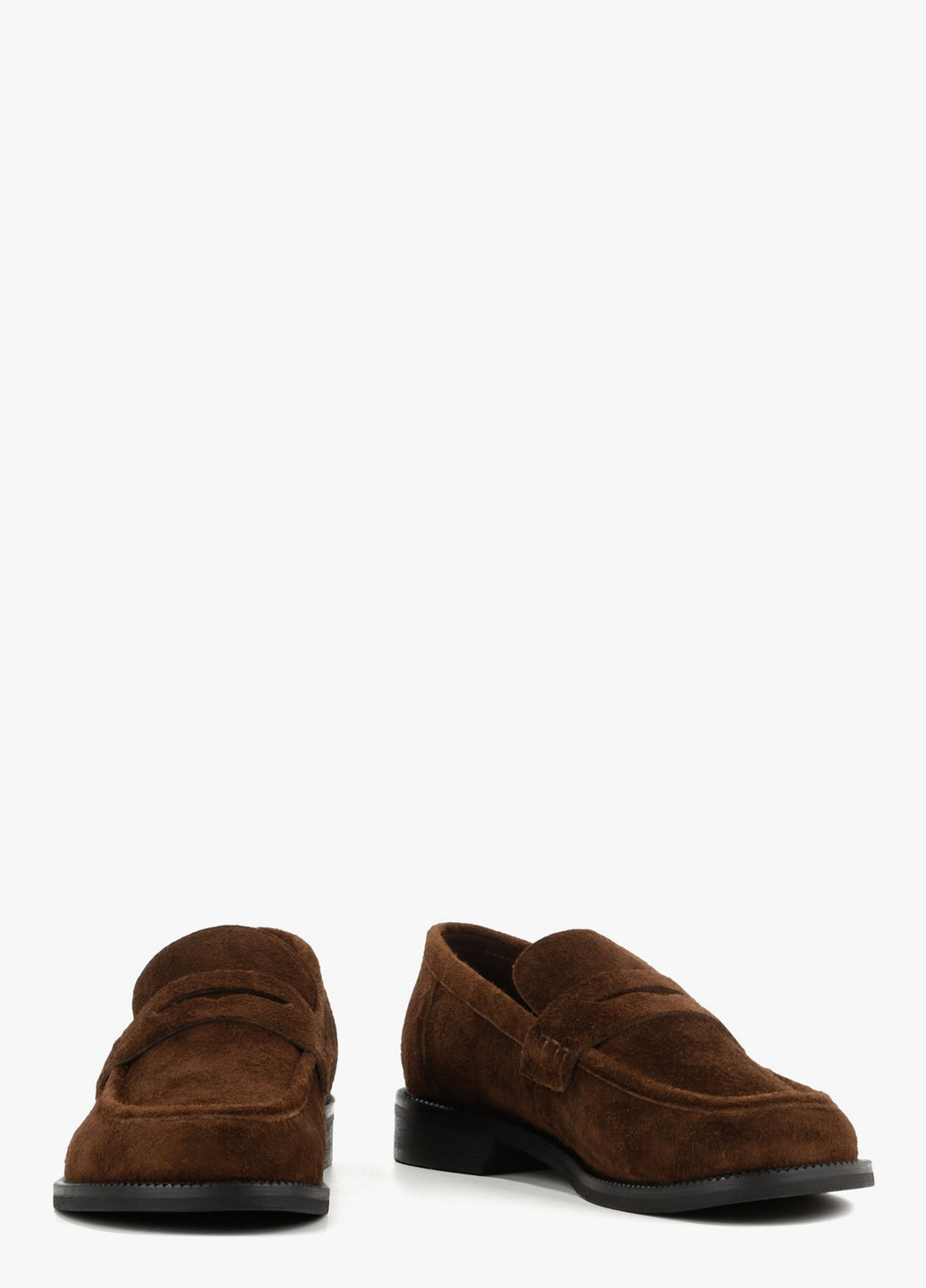 Le'BERDES Туфли лоферы коричневый з натуральная замша, украина — демисезон (370451928)
