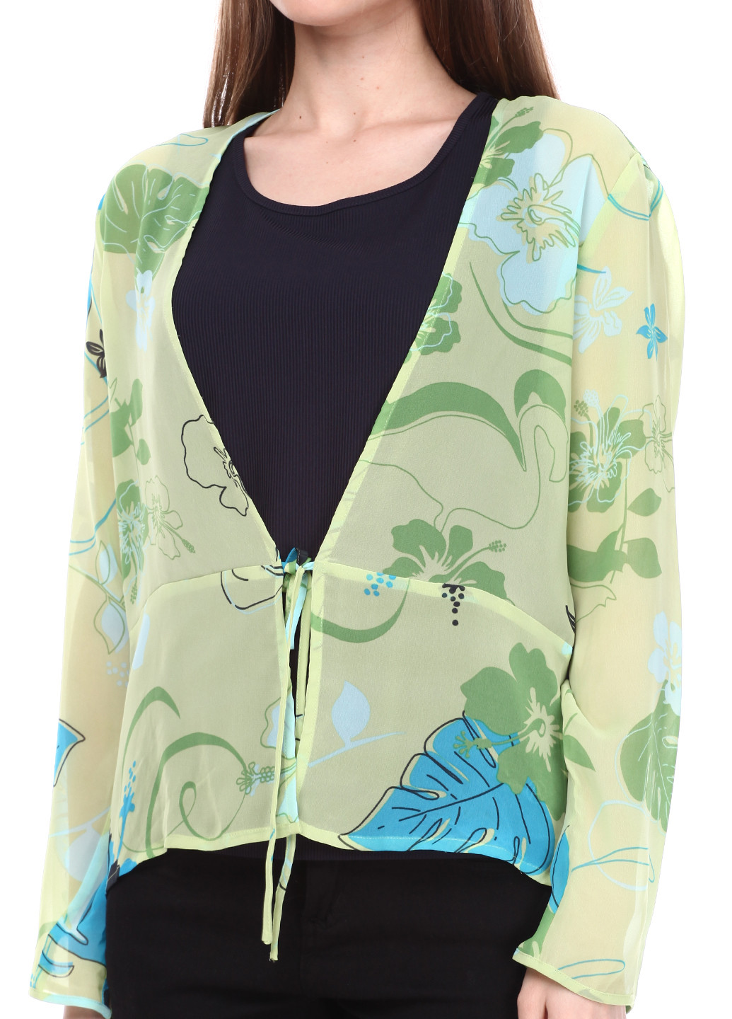 Зеленая летняя блуза Amalia