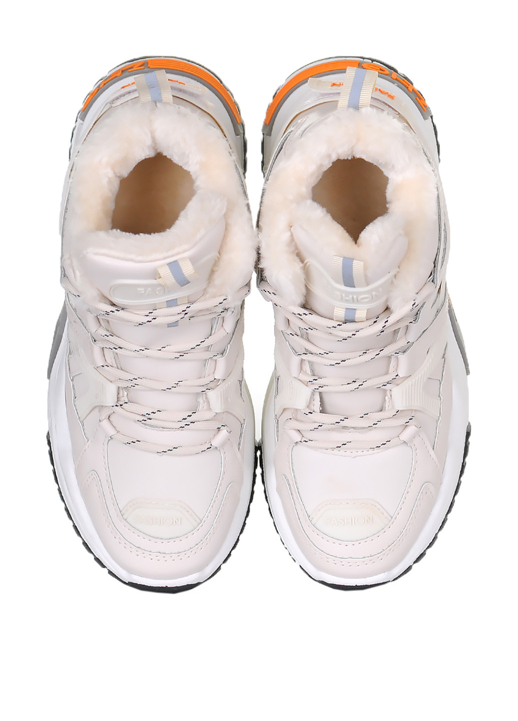 Светло-бежевые зимние ботинки Dafuyuan