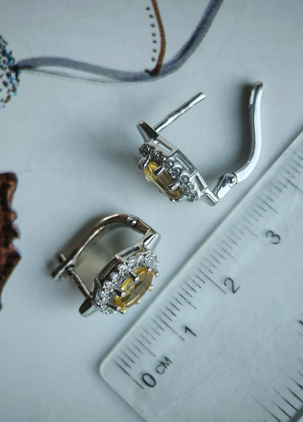 Серьги Silver Flame (354214452)