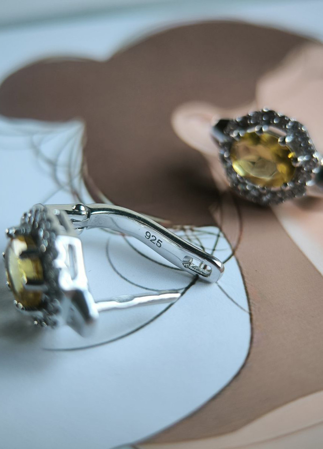 Серьги Silver Flame (354214452)