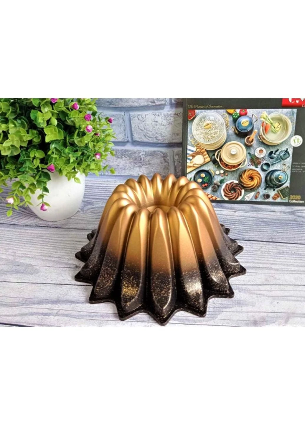 Форма для выпечки кекса 3272-24-Gold 26 см OMS (253610182)