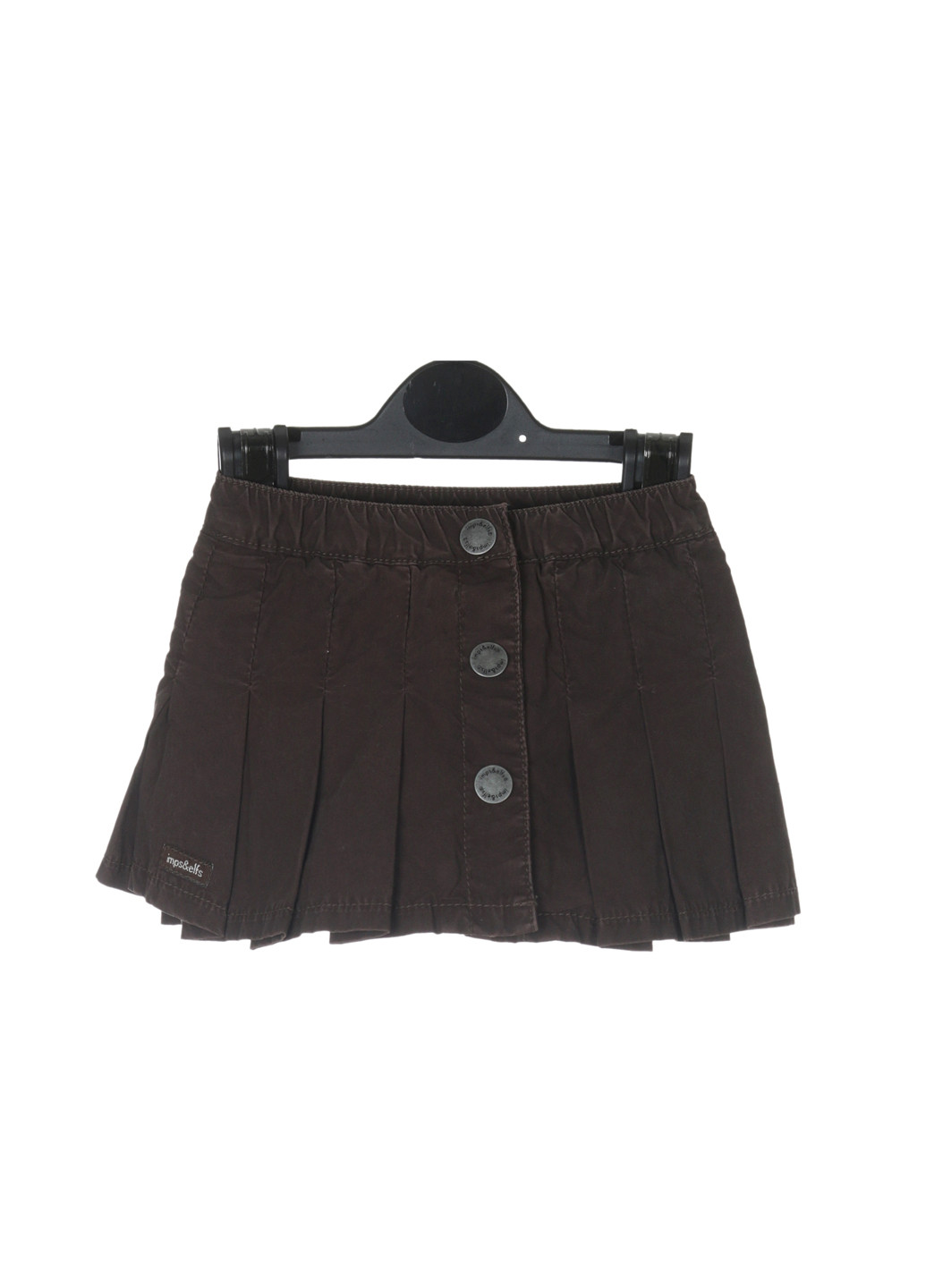Темно-коричневая кэжуал однотонная юбка Imps & Elfs клешированная