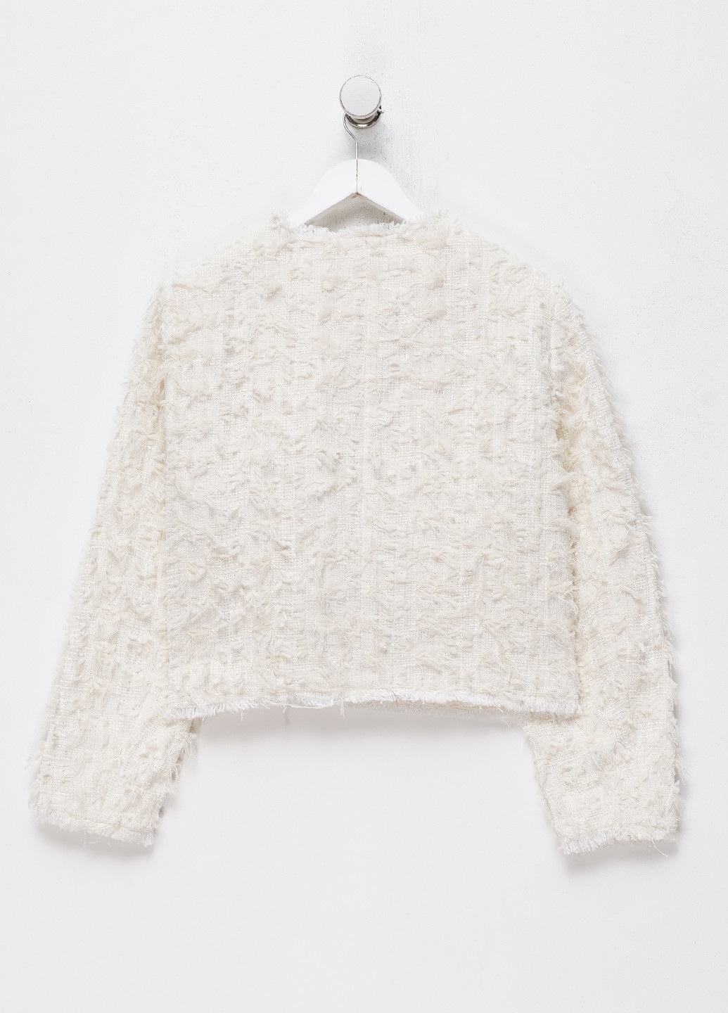 Кремовый женский жакет H&M однотонный - демисезонный