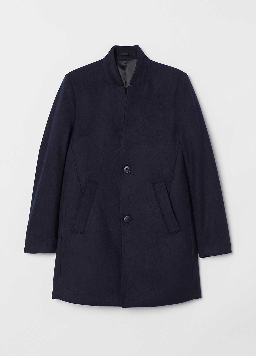 Темно-синее демисезонное Пальто H&M