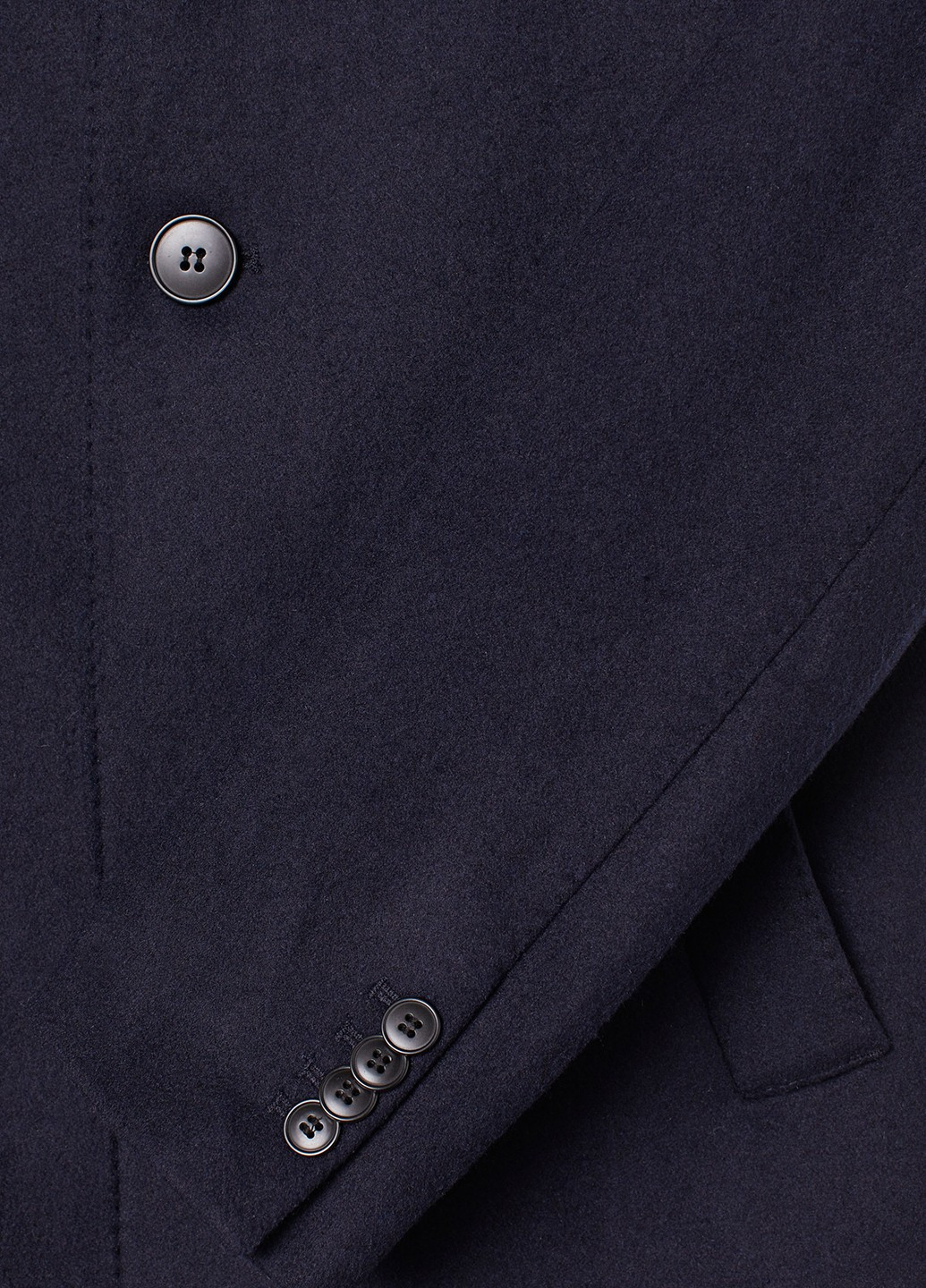 Темно-синее демисезонное Пальто H&M