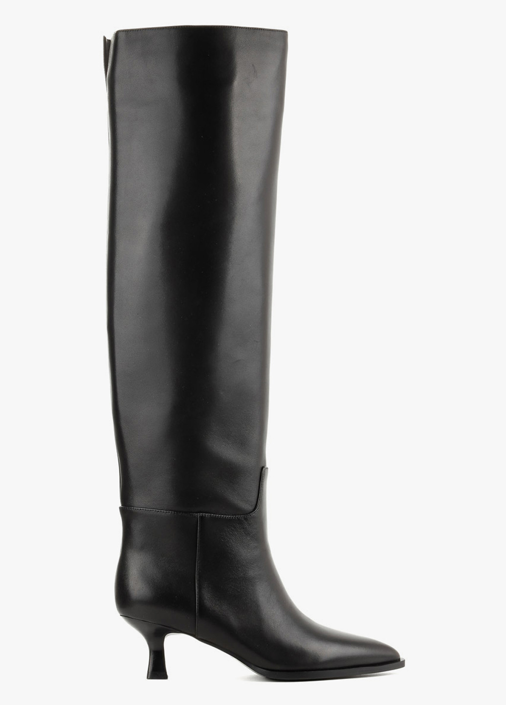 Черные осенние ботфорты Le'BERDES