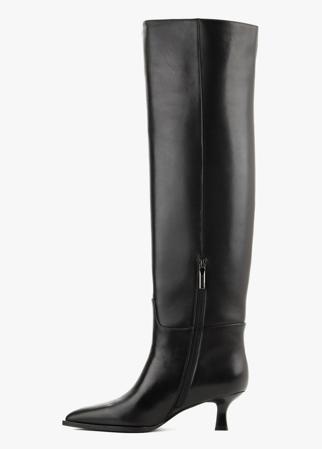 Черные осенние ботфорты Le'BERDES