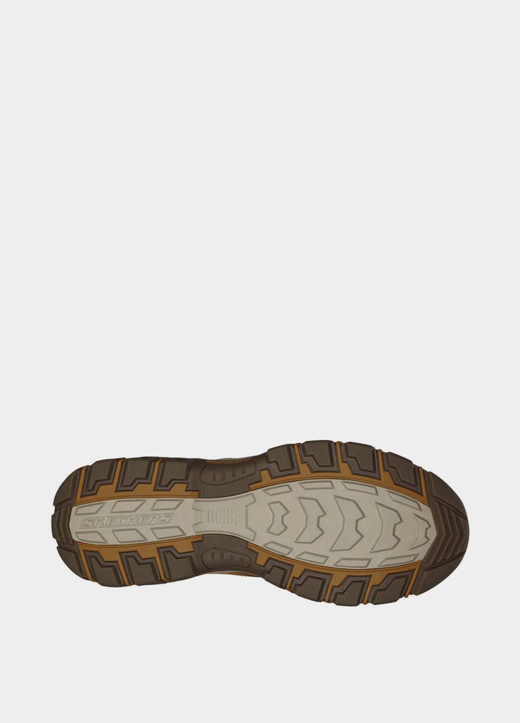 Горчичные осенние ботинки Skechers