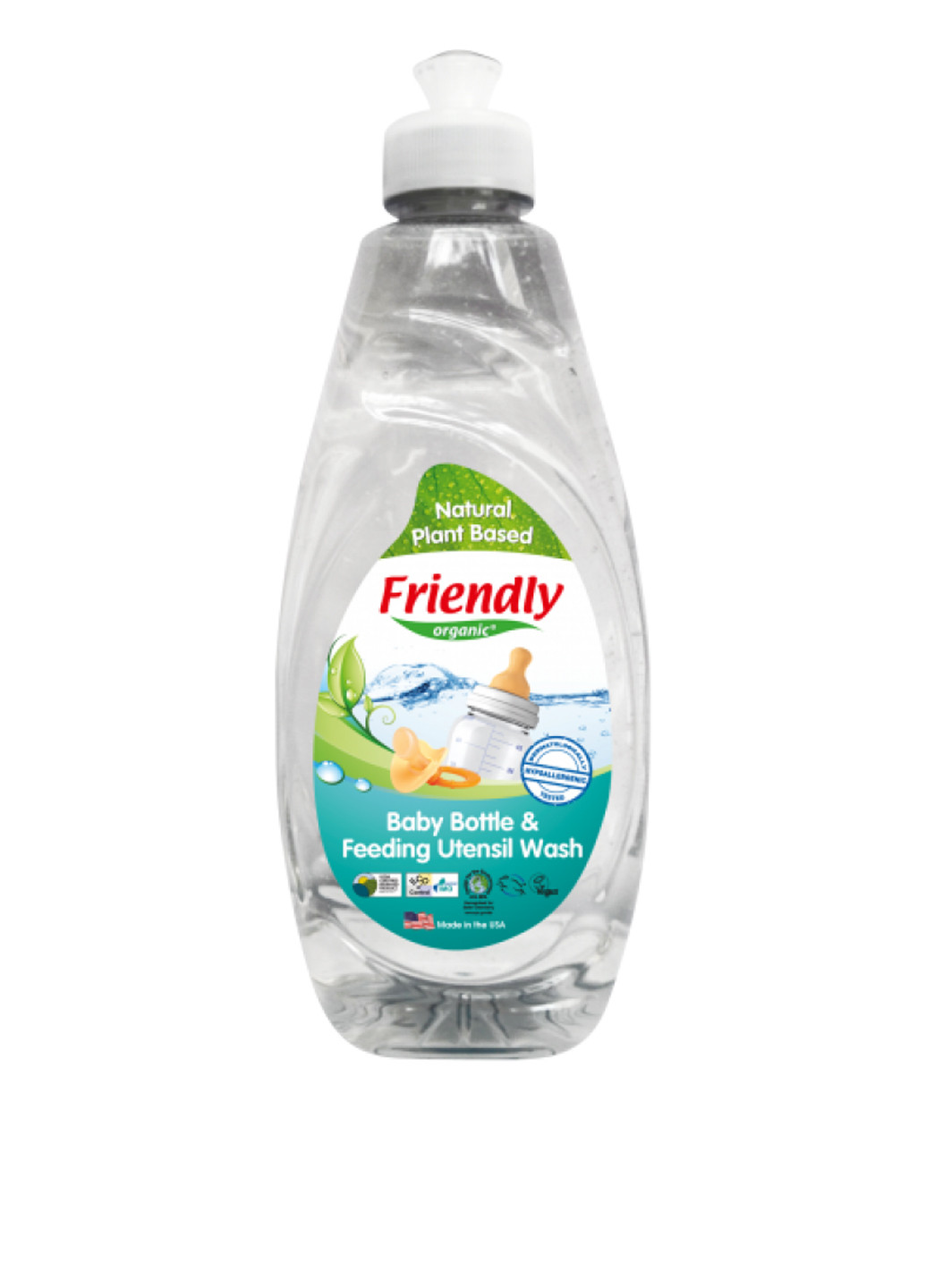 Средство для мытья детской посуды, 414 мл Friendly Organic (138200748)