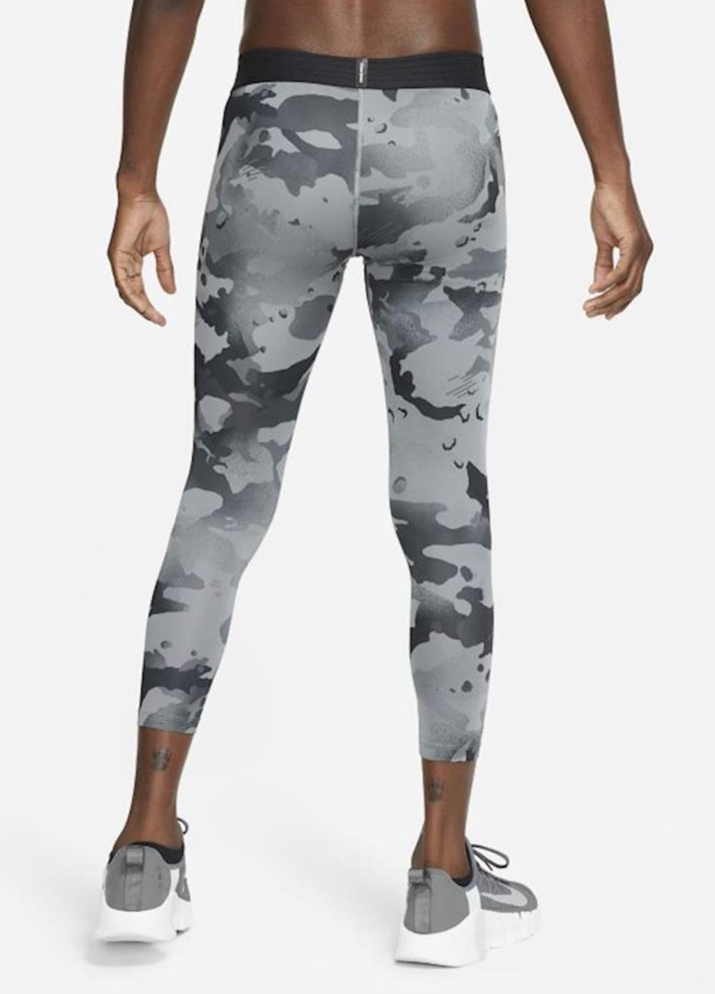 Серые демисезонные леггинсы cz1229-084 Nike