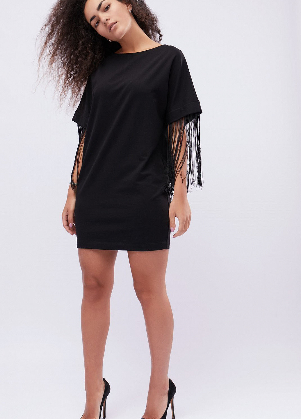 Чорна кежуал сукня Carica однотонна