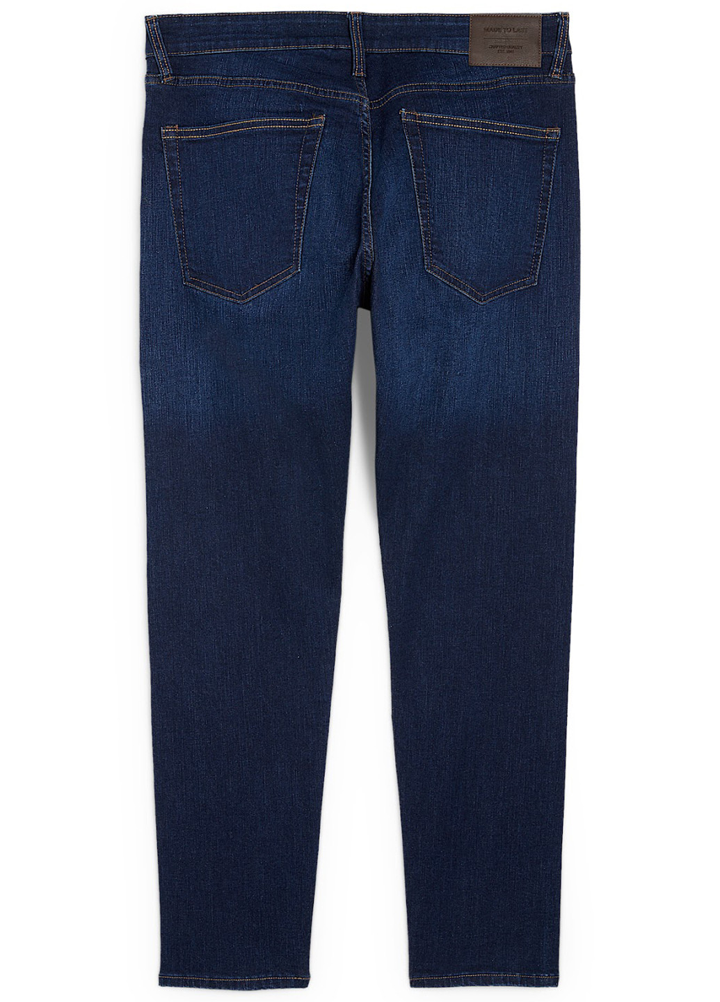 Темно-синие демисезонные зауженные джинсы C&A