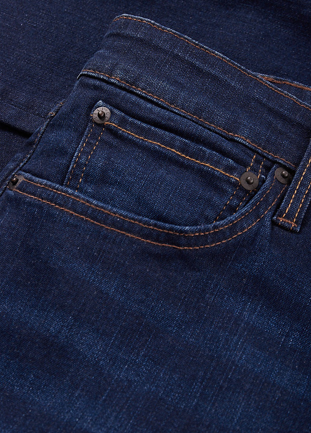 Темно-синие демисезонные зауженные джинсы C&A