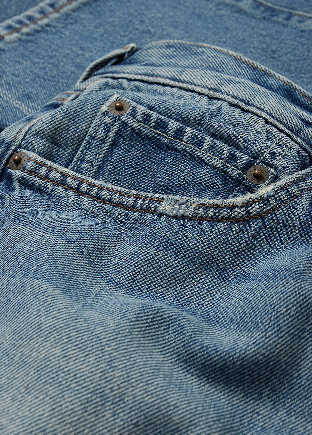 Синие демисезонные зауженные джинсы C&A