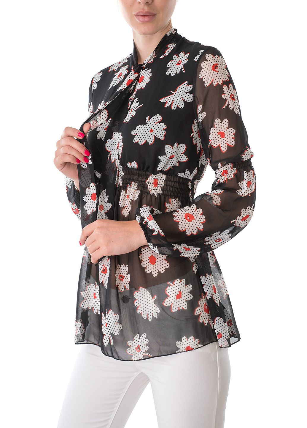 Чёрная блуза Miss Miss