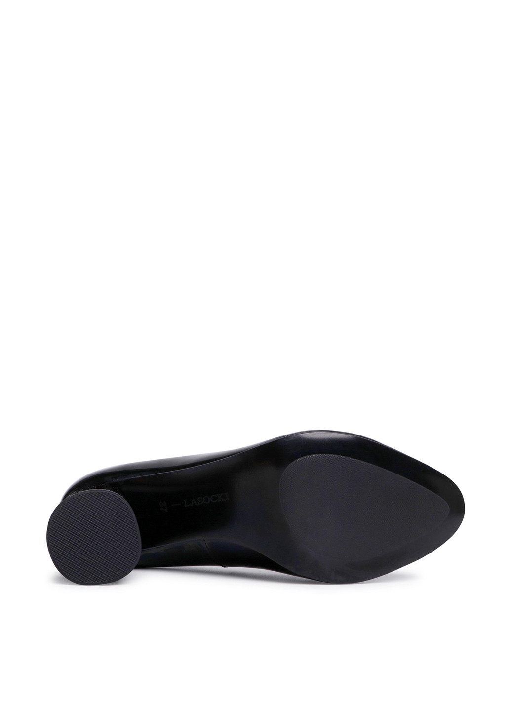 Напівчеревики 185294-01 Lasocki туфлі-човники однотонні чорні кежуали