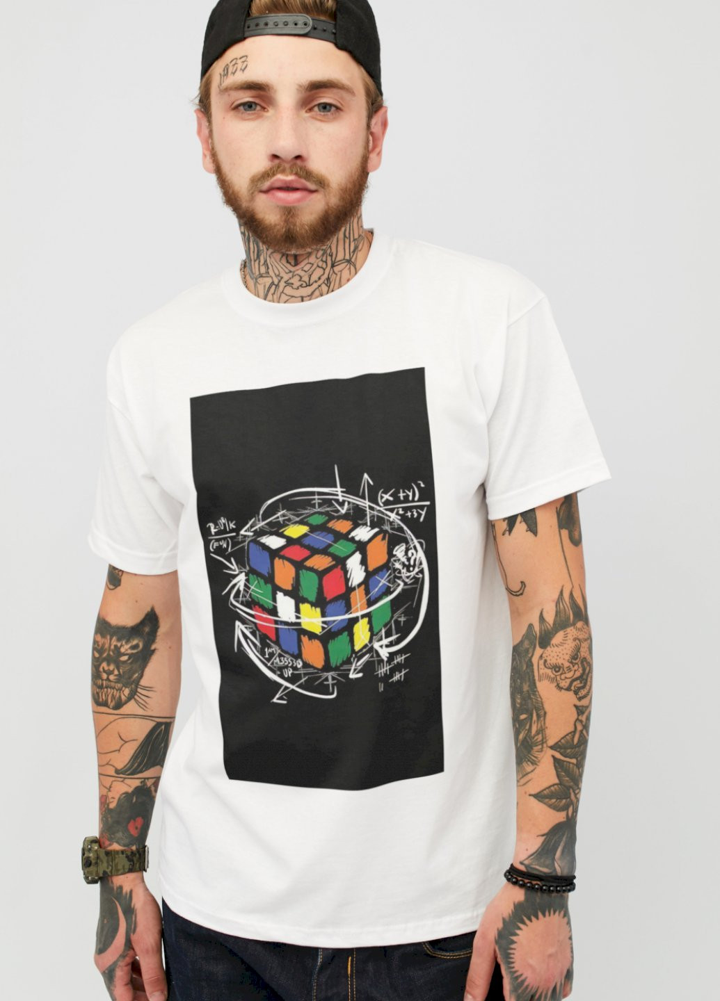 Біла футболка чоловіча YAPPI