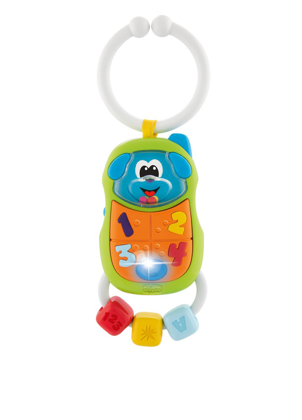 Брязкальце Puppy Phone, 6х12, 1х3 см Chicco (251826259)