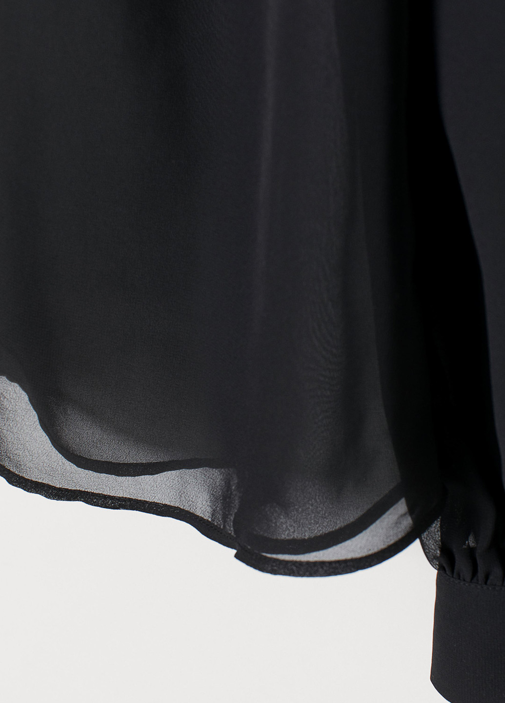 Чёрная блуза H&M