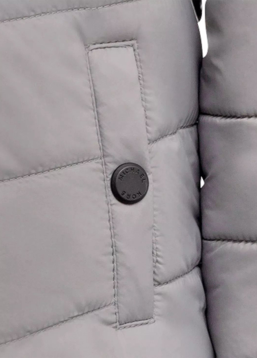 Серая зимняя куртка Michael Kors