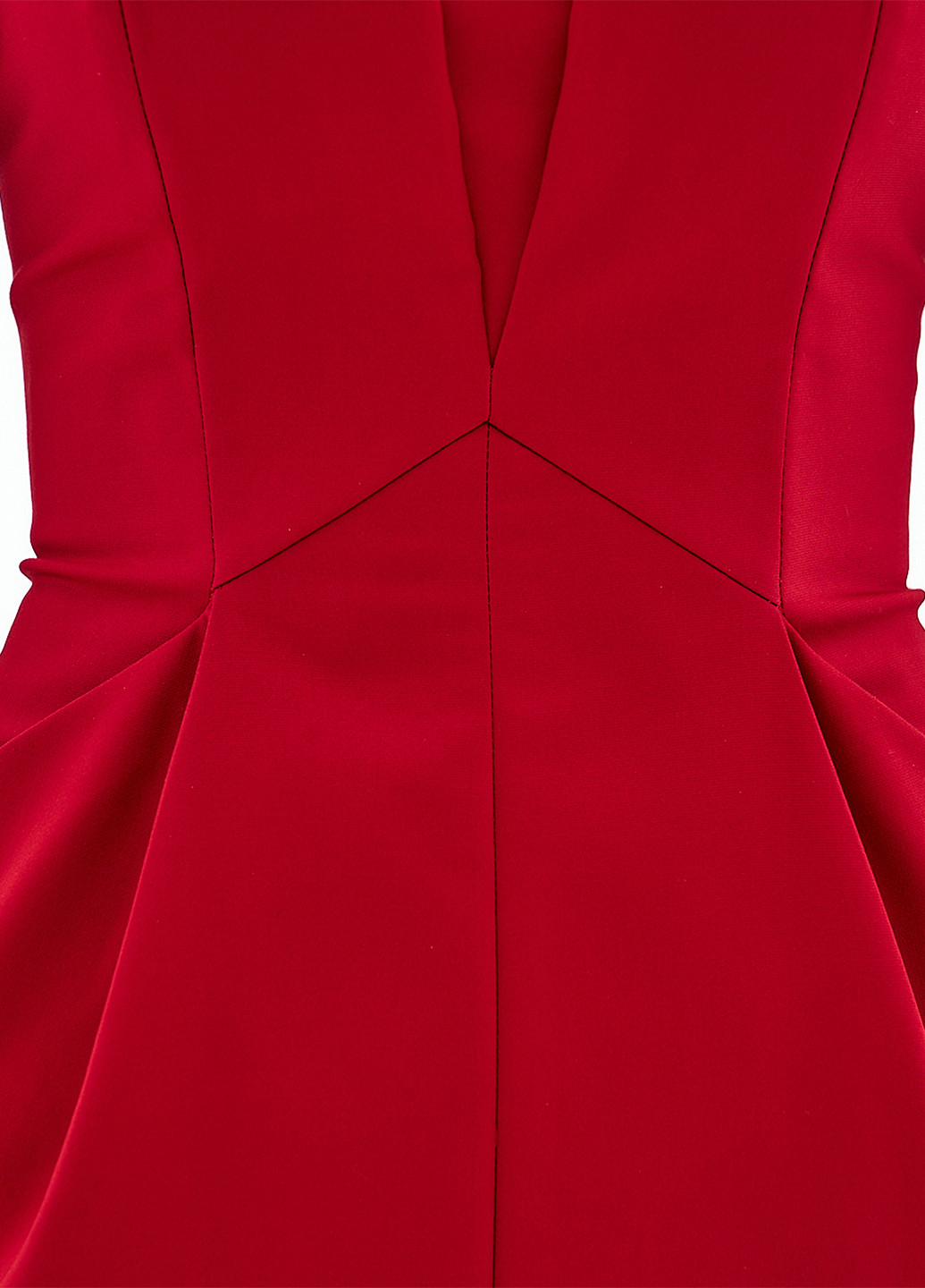 Красное кэжуал платье футляр BGL однотонное