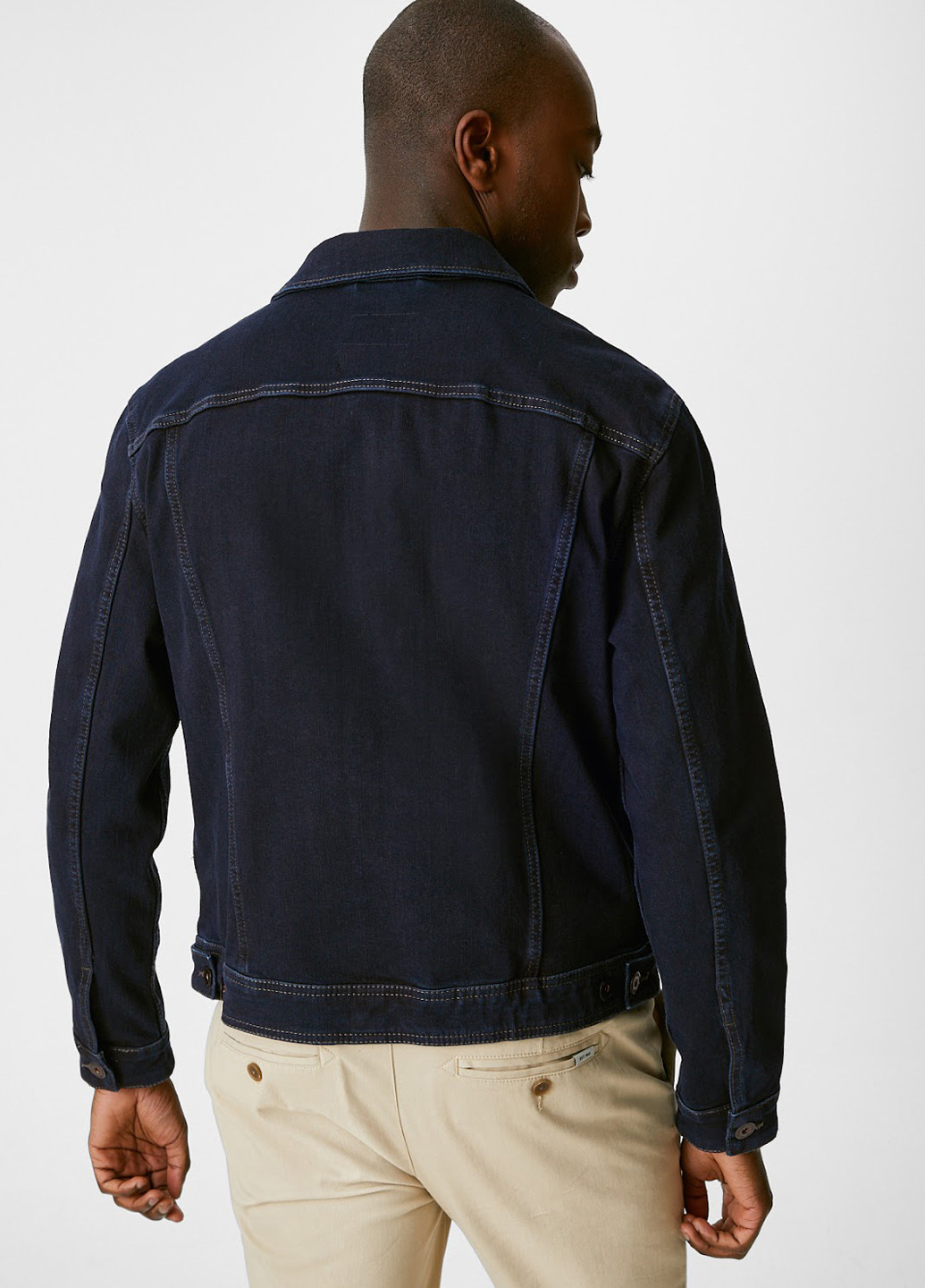 Темно-синяя демисезонная куртка C&A