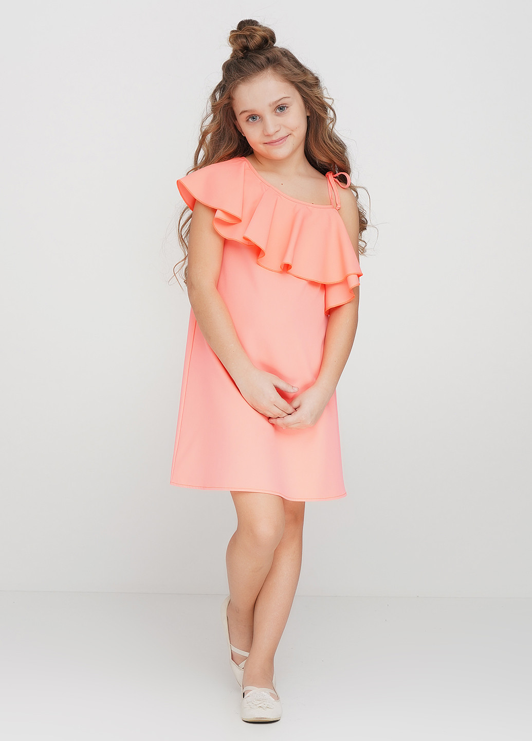 Кислотно-оранжевое платье Top Hat Kids (108740175)