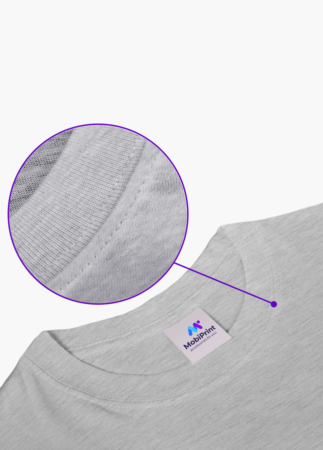 Світло-сіра демісезонна футболка дитяча лайк (likee) (9224-1041) MobiPrint