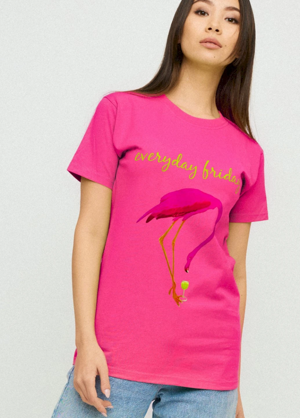Футболка Boyfriend / air print / YAPPI - (237407700)