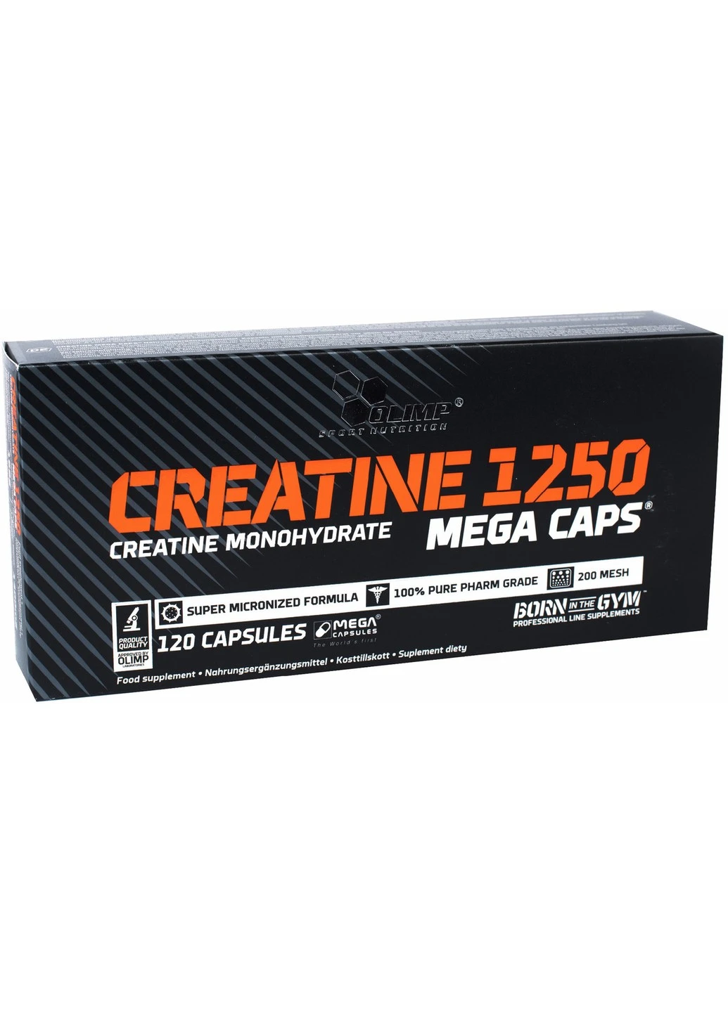 Креатин моногидрат Creatine Mega Caps 1250 (120 капс) олимп Olimp (255279469)