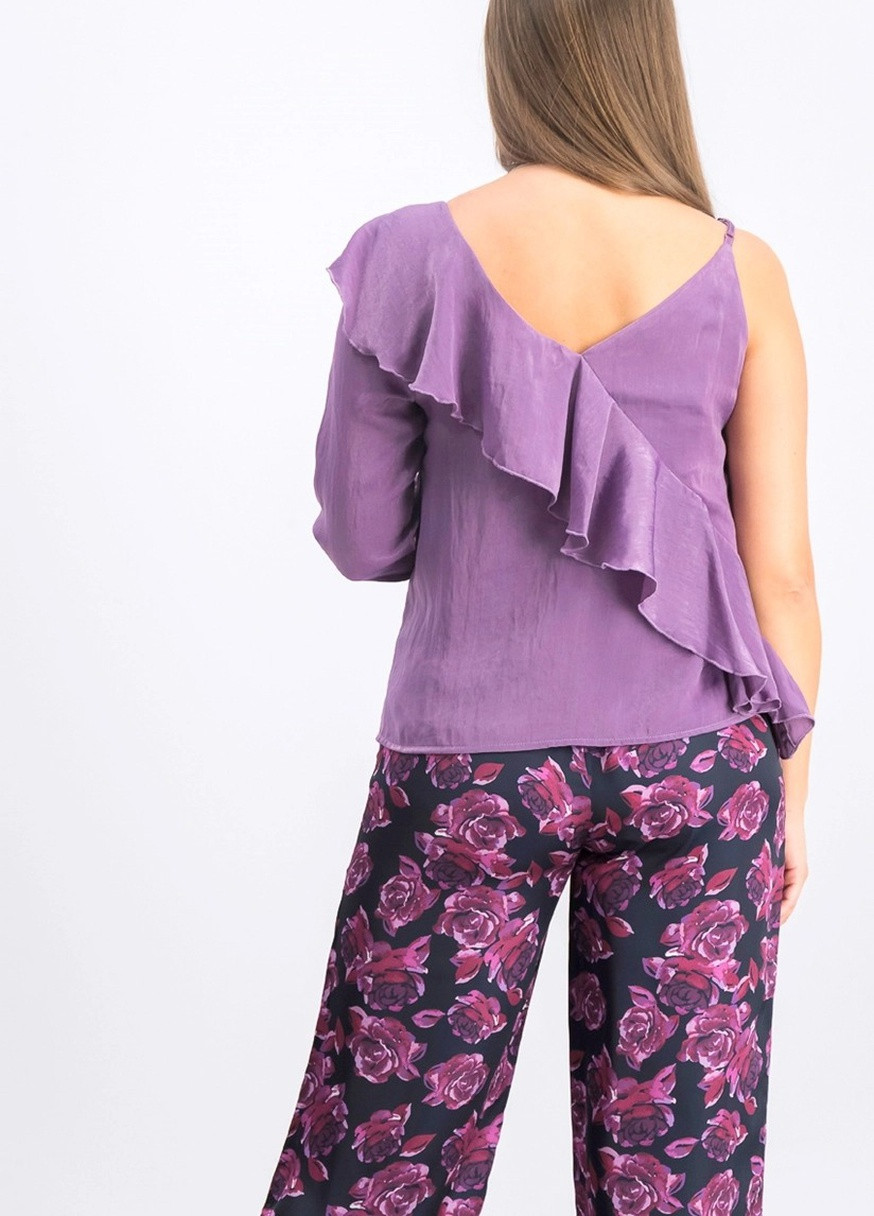 Фіолетова блуза NA-KD