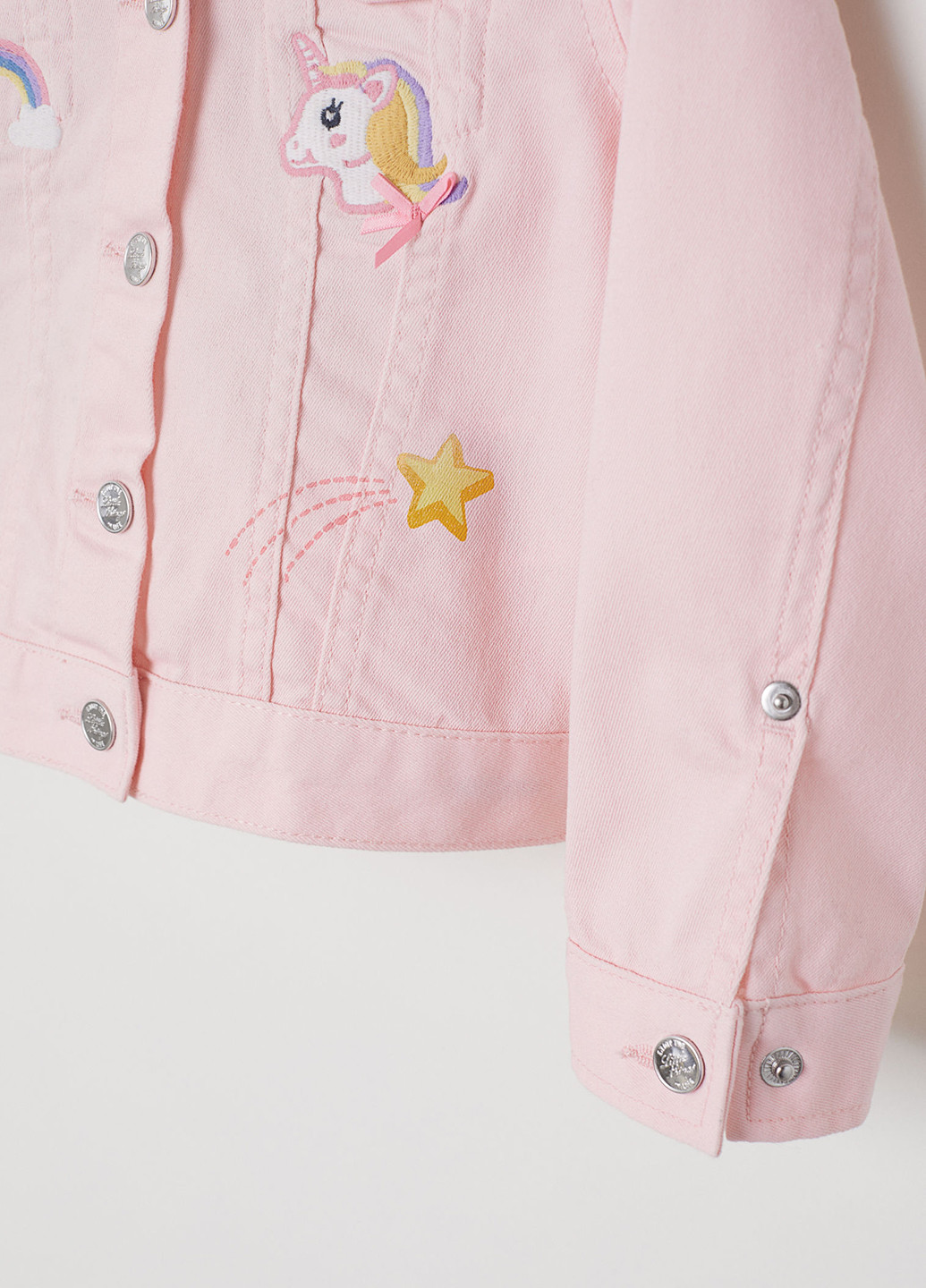Розовая летняя куртка H&M