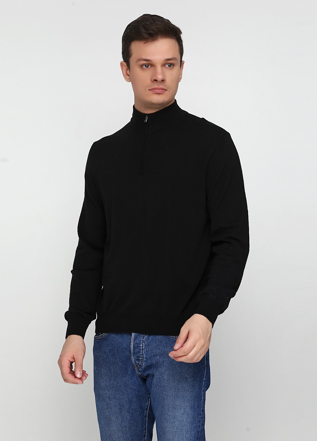 Черный демисезонный свитер Luca D'altieri