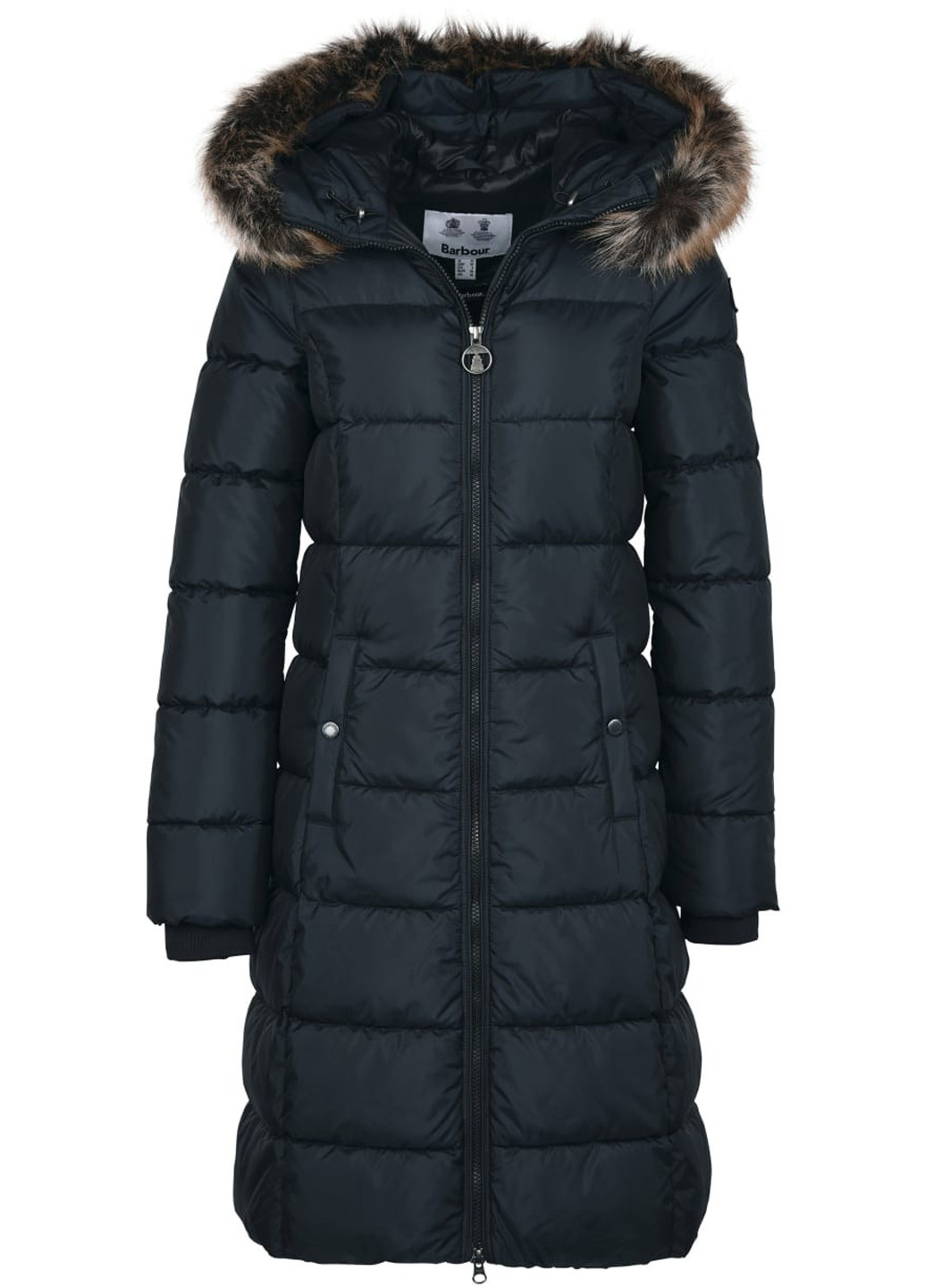 Черная зимняя куртка Barbour