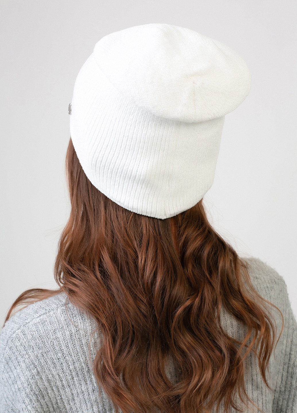 Высококачественная, мягкая, теплая зимняя женская шапка без подкладки 330027 Merlini (242216392)