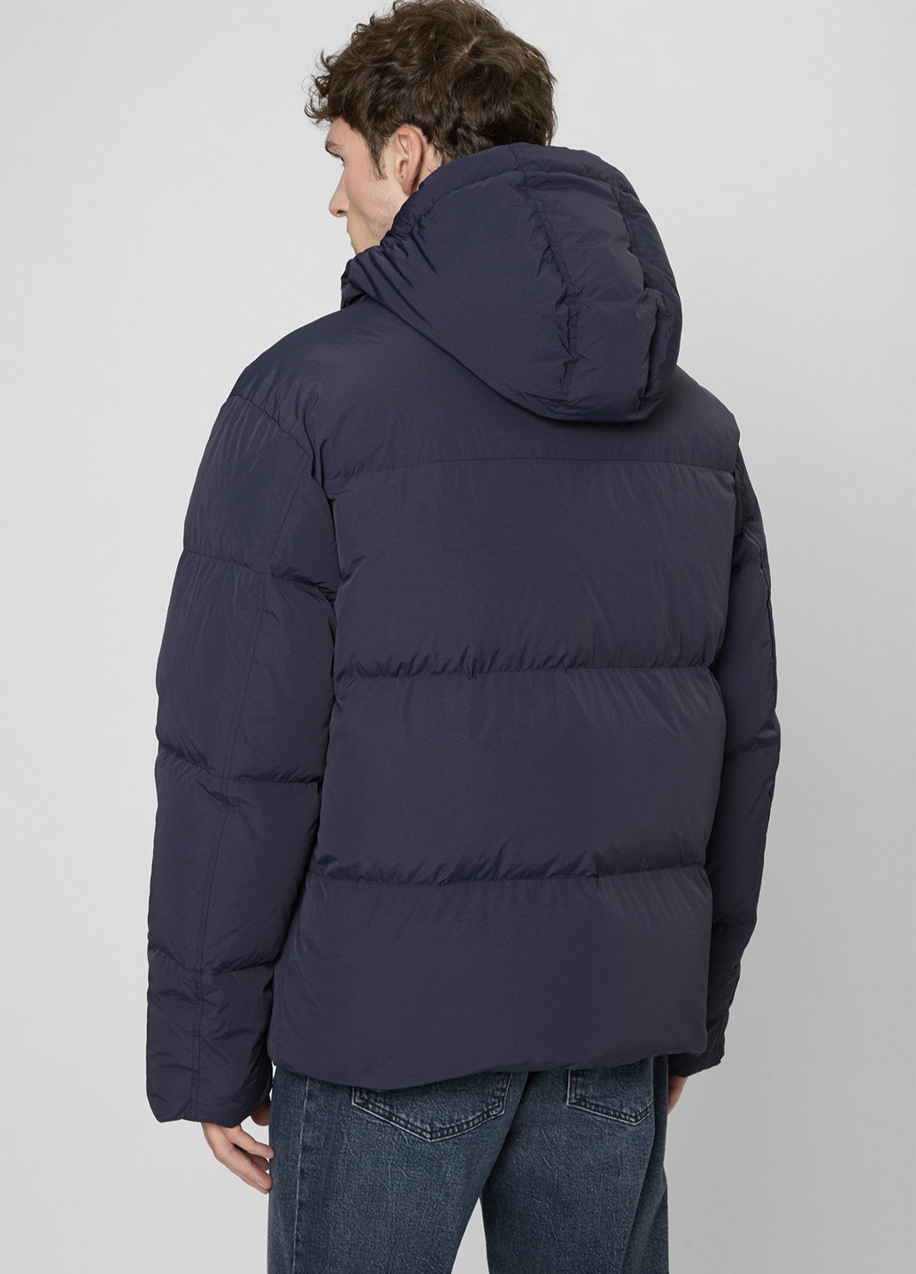 Темно-синий зимний Пуховик PRPY